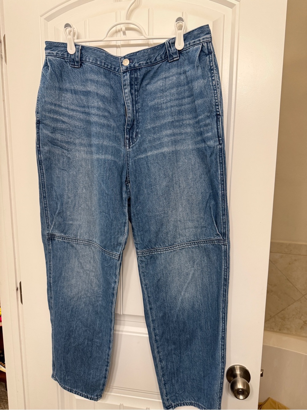 Madewell Blue Barrel Leg Women’s Jeans